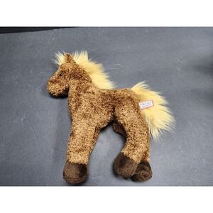 Douglas The Cuddle Toy Stuffed 9" Plush Brown And White Horse Pony Spot ❤️